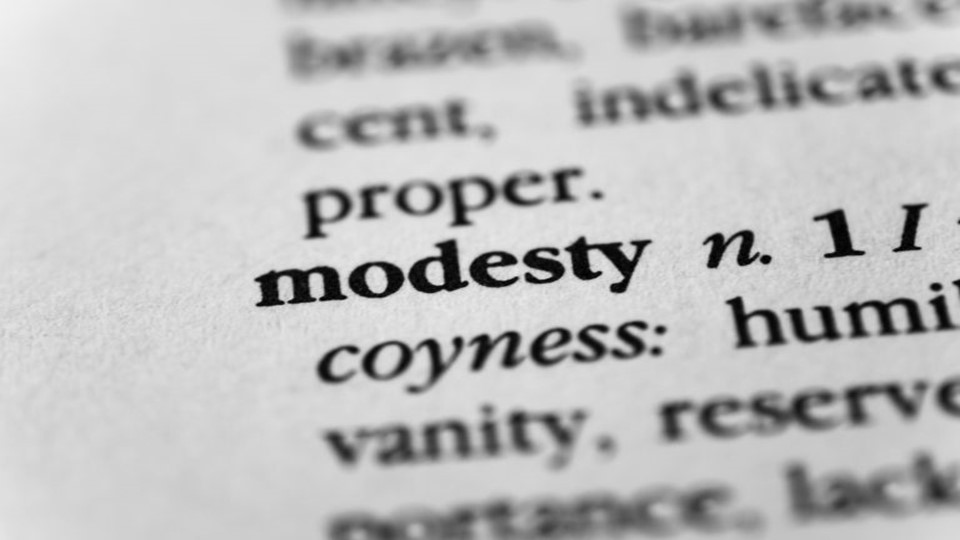 The Virtue of Modesty